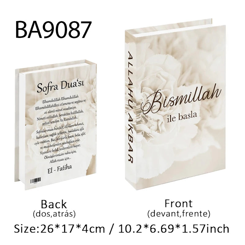 Middle Eastern Luxury Decorative Book Storage Box - Coffee Table Decor