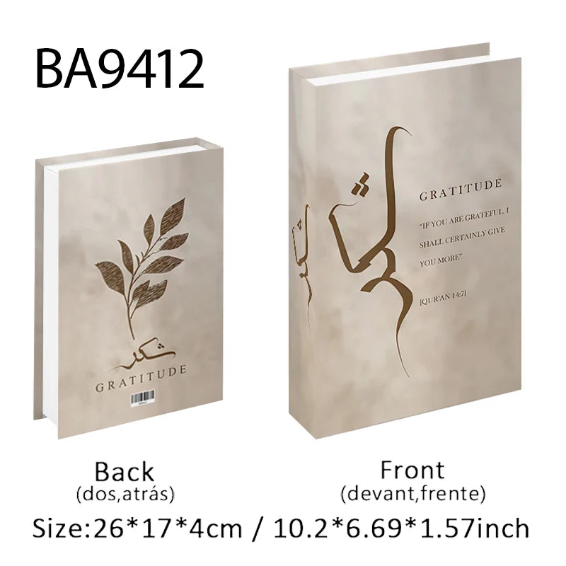 Middle Eastern Luxury Decorative Book Storage Box - Coffee Table Decor