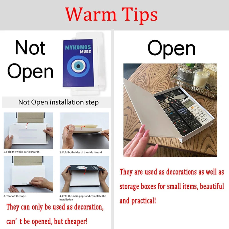 Middle Eastern Luxury Decorative Book Storage Box - Coffee Table Decor