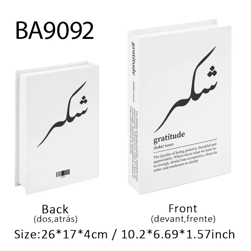 Middle Eastern Luxury Decorative Book Storage Box - Coffee Table Decor