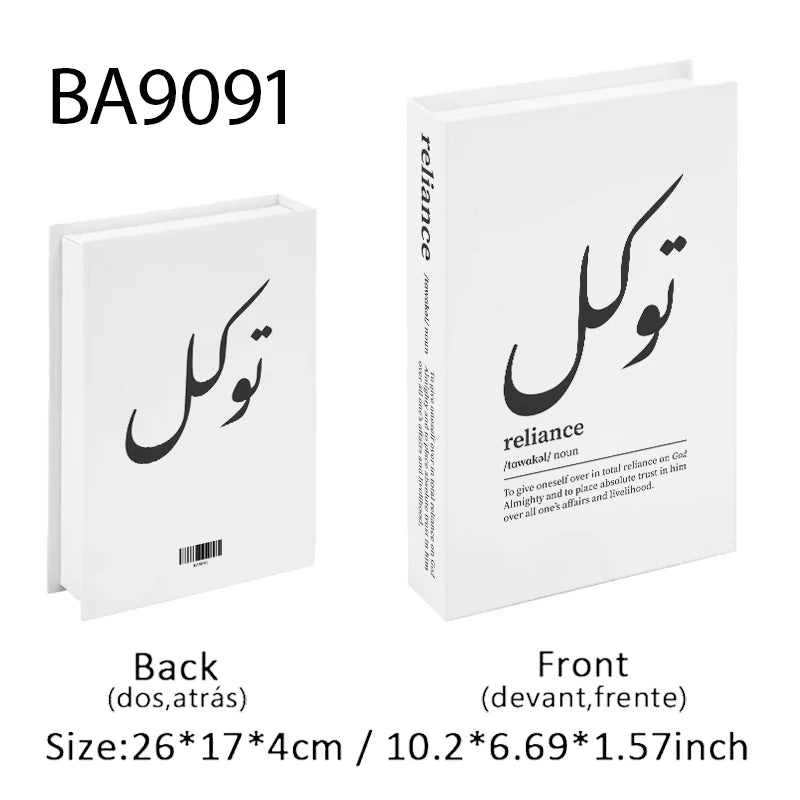 Middle Eastern Luxury Decorative Book Storage Box - Coffee Table Decor