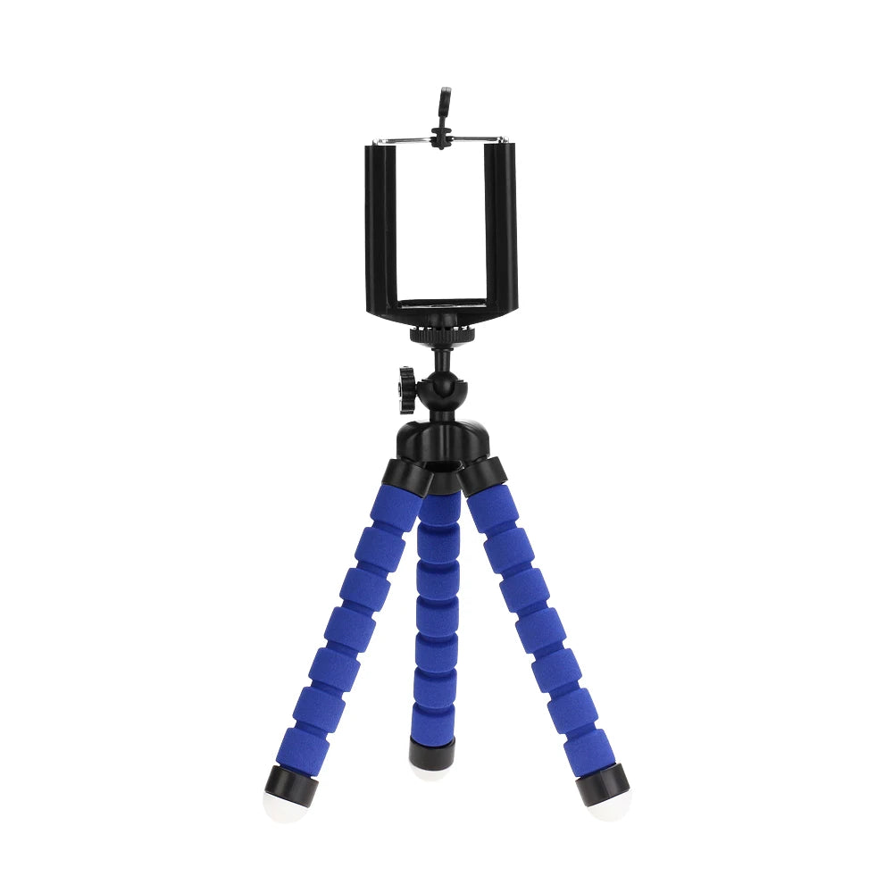 Flexible Octopus Mini Tripod for Smartphone – Universal Phone Holder with Bluetooth Remote Shutter