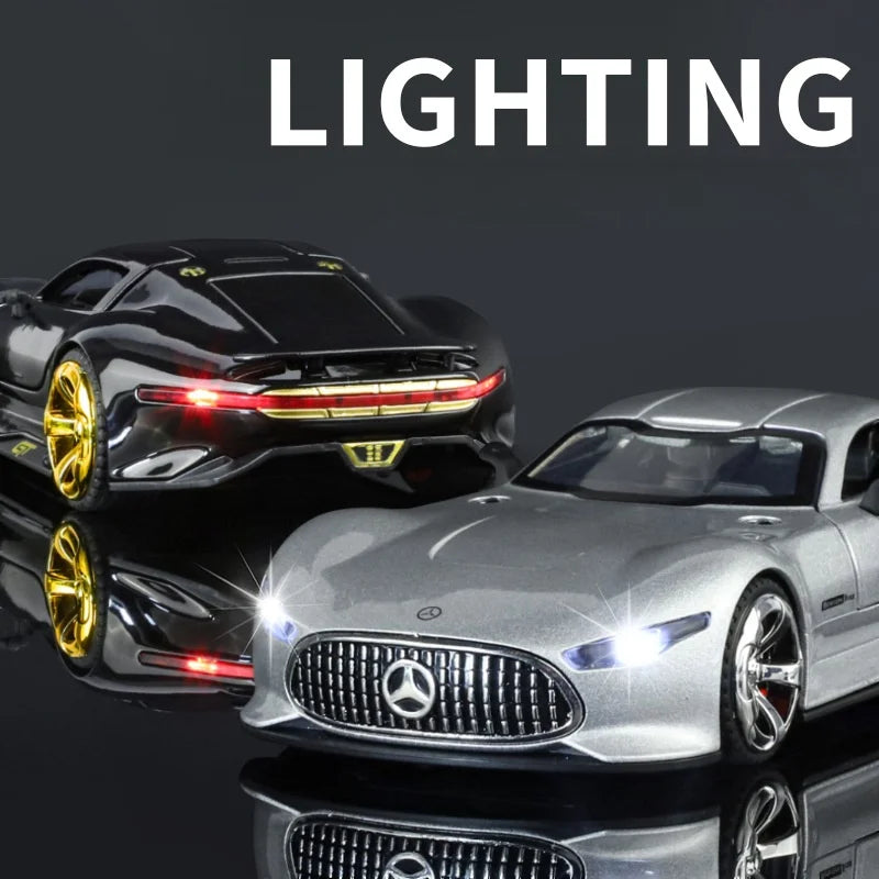 1:32 Diecast Metal Model Car - GT Super Concept Sports Car Collectible