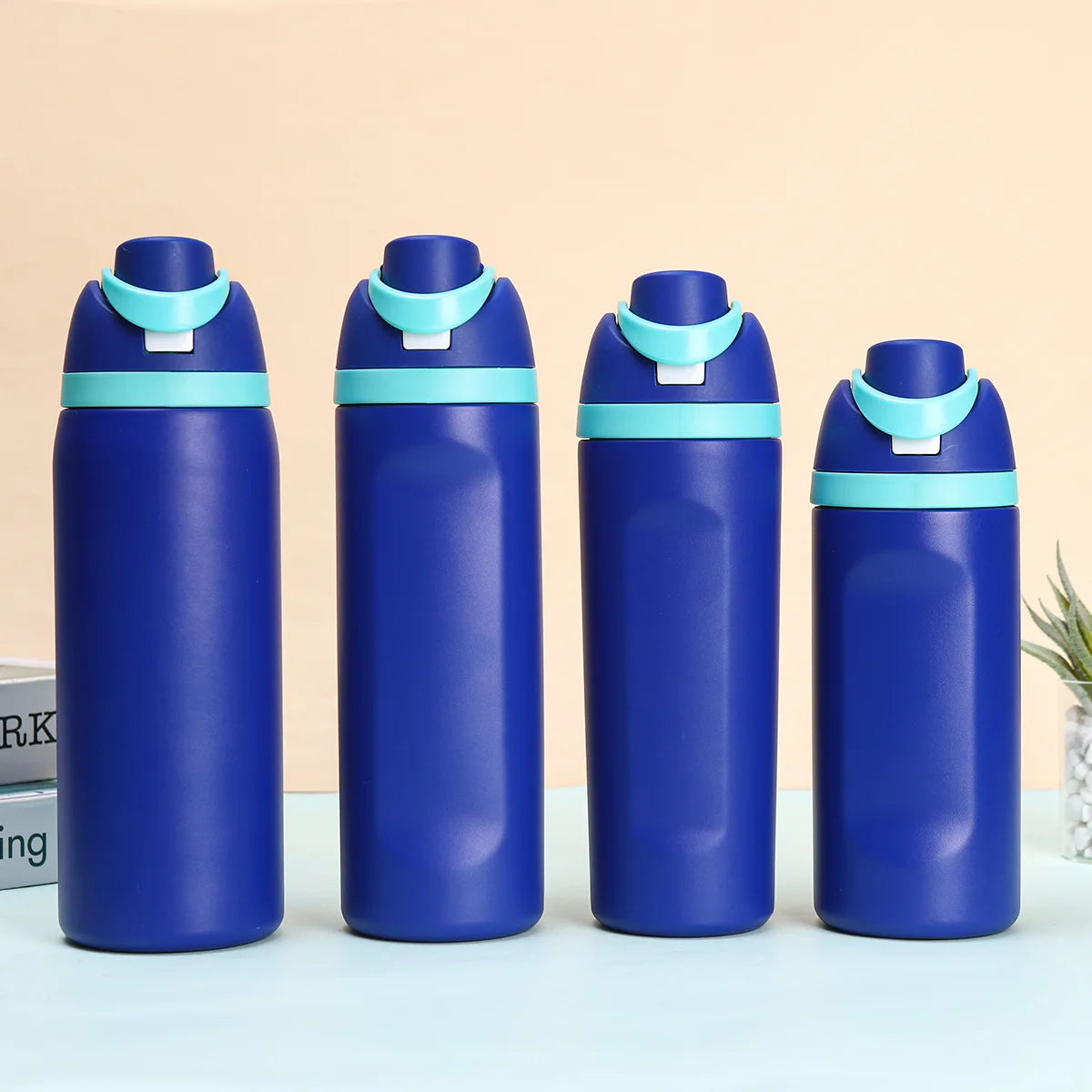 Kids Insulated Straw Water Bottle - 16/19/24/32oz Stainless Steel Thermos