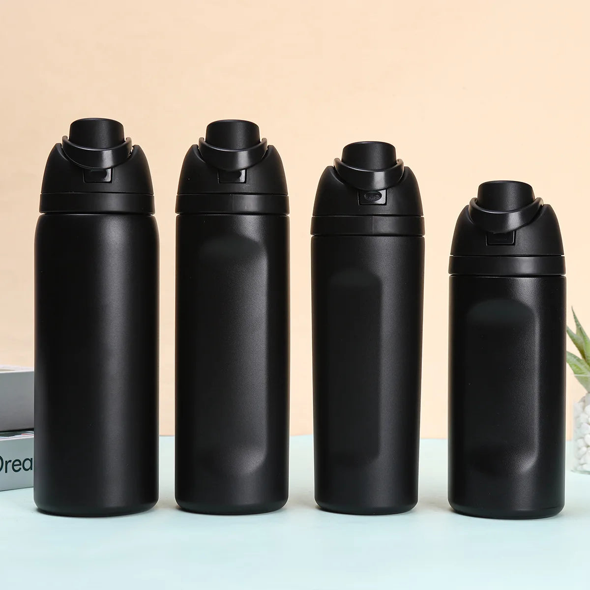 Kids Insulated Straw Water Bottle - 16/19/24/32oz Stainless Steel Thermos