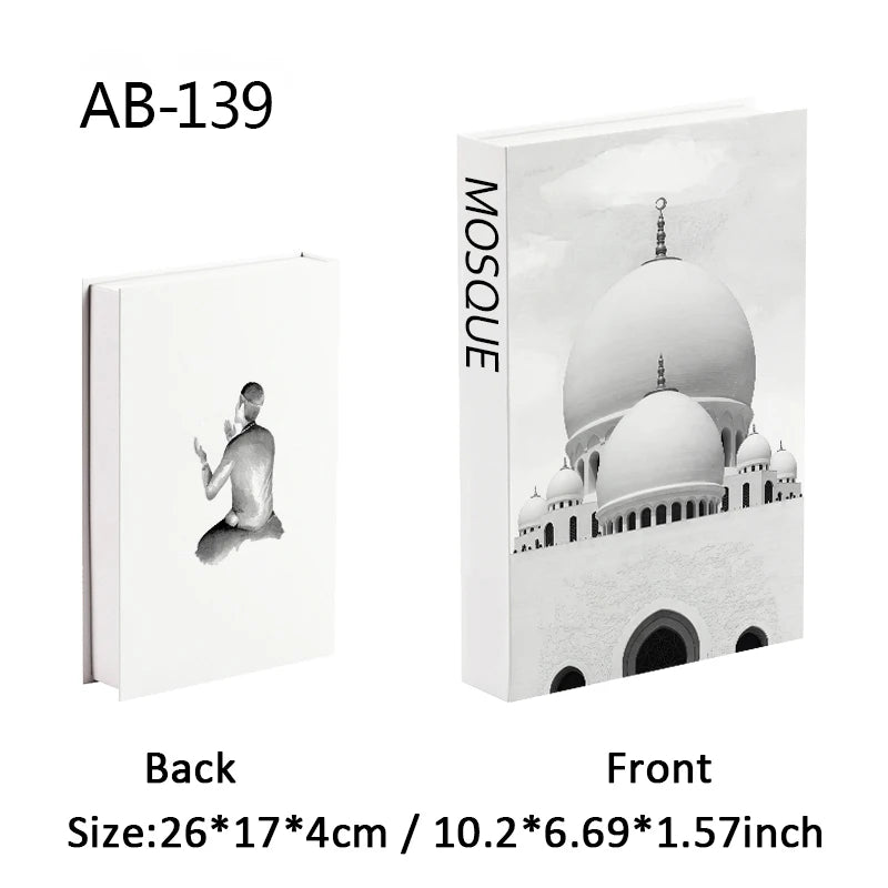 Middle Eastern Luxury Decorative Book Storage Box - Coffee Table Decor