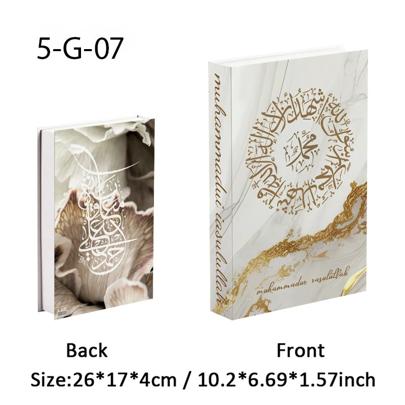 Middle Eastern Luxury Decorative Book Storage Box - Coffee Table Decor