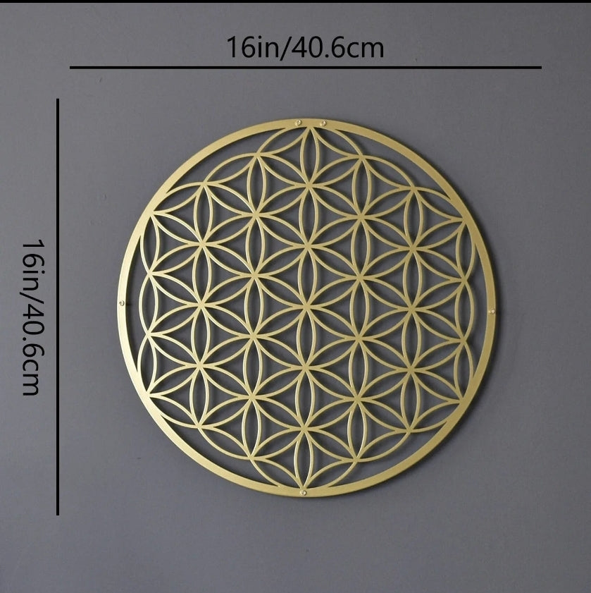 Arabic Metal Wall Art - Oriental Design Panel for Home & Outdoor Decor